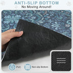 Unicorn Catcher 24"x15" Cat Litter Mat Non-Slip Washable Litter Box Mat | High-Density PVC Litter Catcher Mat Efficiently Traps Scattered Litter From Paws To Keep Floors Clean