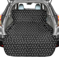 F-color SUV Cargo Liner for Dogs - Heavy Duty Cargo Cover for Mid-Size SUVs | Water Resistant, Bumper Flap, Non-Slip Mat, Car Trunk Dog Car Seat Cover Prevents Scratches Pet Hair Mud Dirt for Sedans Vans