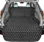 F-color SUV Cargo Liner for Dogs - Heavy Duty Cargo Cover for Mid-Size SUVs | Water Resistant, Bumper Flap, Non-Slip Mat, Car Trunk Dog Car Seat Cover Prevents Scratches Pet Hair Mud Dirt for Sedans Vans