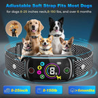2 Pack Dog Bark Collar for Large Medium Small Dogs, Smart Automatic AI Bark Collar for Dogs,Effective Anti-Barking Training Collar with IP67 Waterproof, 4 Safe Training Modes and 8-Level Sensitivity