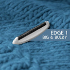 Battery-Free 4-in-1 Fabric Shaver & Lint Brush | Ultimate Fuzz Remover | Adjustable Depiller Lint Remover for Clothing & Furniture (Slate Blue)