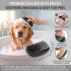 5 PCS Cat & Dog Grooming Kit Brush, Self-Cleaning Slicker Hair Brush, Nail Clipper, Undercoat Rake, Pet Bath Brush with Removable Screen,Pet Comb for Short & Long Haired Dogs Cats, Black