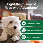 Advantage Dog Flea & Tick Shampoo for Puppies & Adult Dogs | Kills Fleas & Ticks | 24 oz.