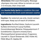 Nootie - Pet Shampoo for Sensitive Skin - Revitalizes Dry Skin & Coat - Natural Ingredients - Gentle Dog Shampoo - Cleans & Conditions