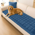 Smiry Couch Cover for Dogs, Non Slip Fuzzy Pet Sofa Covers Washable | Sofa Slipcovers for 3 Cushion Couch, Soft Thick Furniture Protector for Cats Dogs, Against Fur, Dirt, Scratch (27.6"x82.7")