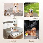 gogobunny 100% Double Sided Waterproof Dog Blanket Soft Pet Bed Cover Reversible Protect Furniture Couch Sofa Car for Puppy Cat Kids (Dark Stone/Light Stone, 30x80 Inch (Pack of 1))