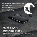 F-color SUV Cargo Liner for Dogs - Heavy Duty Cargo Cover for Mid-Size SUVs | Water Resistant, Bumper Flap, Non-Slip Mat, Car Trunk Dog Car Seat Cover Prevents Scratches Pet Hair Mud Dirt for Sedans Vans