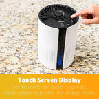 Kenmore Air Purifiers Up to 348 Sq.Foot with H13 True HEPA Filter | Child Lock, Sleep Mode for Small Rooms for Bedroom