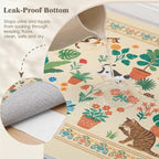 Bienbee Cat Litter Mat, 2 Pack 33" x 22" Machine Washable for Litter Boxes | Cat Litter Rug with Waterproof Backing, Non-Slip Grip and Soft On Kitty Paws to Catch Litter and Protect Floor