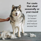 Pride and Groom The Shedder | Dog Deshedding Shampoo | All Natural Body Wash with Essential Oils & Ingredients that Reduce Pet Shedding & Fur Dander for Curly and Wavy Coats – 128oz