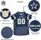 Pets First NFL Dallas Cowboys Dog Jersey, Size Large, Football Shirt Costume for Pet, Dog Sports T-Shirt, NFL Team Clothing for Cats, Licensed Pet Apparel Available in 7 Sizes and 32 Teams