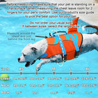 Fragralley Shark Dog Life Jacket, High Buoyancy with Tear-Resistant Nylon, Dog Float Vest for Swimming and Boating, Pet Life Preserver for Small Medium Large Dogs (PFD)