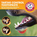 Arm & Hammer Tartar Control Dog Dental Kit, Banana Mint, 3-Piece, 48-Pack | Enzymatic toothpaste with toothbrush and fingerbrush, baking soda formula safe for puppies