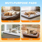 Cooling Mat for Cats, Reversible Self Warming Cat Bed, Gray, 24 x 36 Inches | Cool-Touch Ice Silk Side, Plush Fleece Warm Side, Heat-Reflective Foil for Indoor Cats, Kittens, Small Dogs and Crates