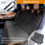 IVY&LANE Dog Car Seat Cover for Back Seat,Conversible 2-in-1 Waterproof Front Seat Cover,Heavy-Duty & Scratchproof Car Seat Protector Cover for SUVs,Trucks and Sedans,Large