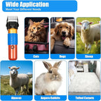 KPfaster 10ft Sheep Shears, with Plug & 2 Blades 200W Electric Clippers Animal Shave Grooming Farm for Dogs Cat Goat Alpaca, Llamas, Angora Rabbits Shearing Hand Piece Cutter Livestock Pet Supplies