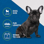 FURminator Small Dog Undercoat deShedding Tool for Short Hair | Reduces Loose Hair From Shedding, Easy Clean-Up, For Dogs Less Than 25 lbs, Use Weekly, Ergonomic Handle For Comfort