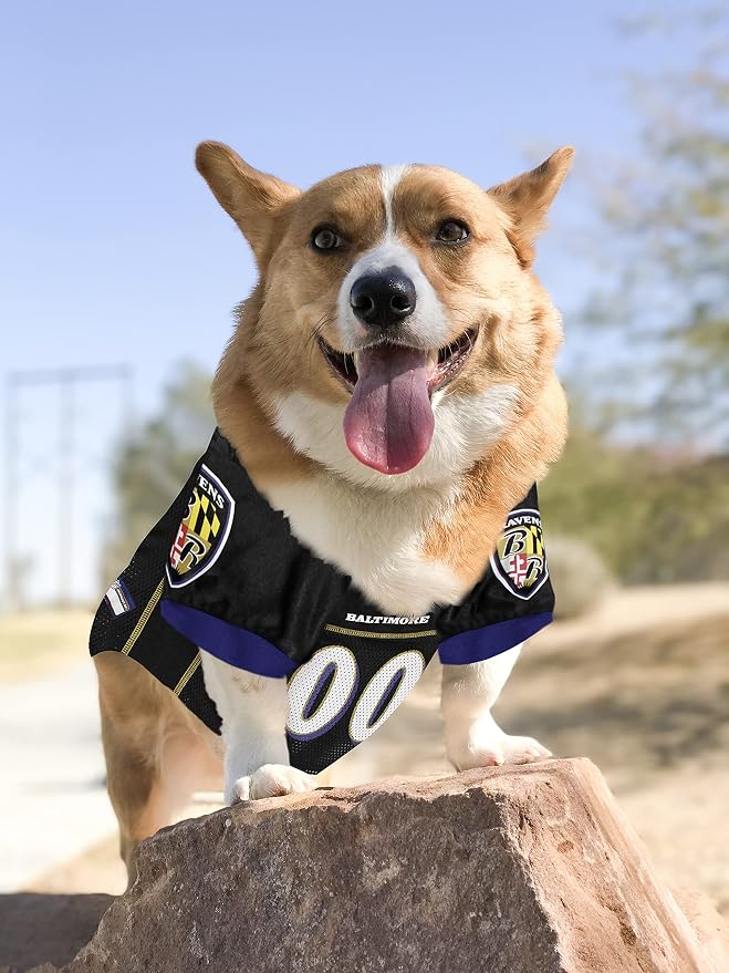 NFL BALTIMORE RAVENS DOG Jersey, Large