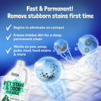 Sunny & Honey Pet Stain and Odor Remover for Carpets. 1 Gallon Mint | USA Made - Enzyme Cleaner for Dog Urine & Poop - Eliminates Set In Stains - Color Safe - For Rugs, Furniture & Car Seats