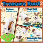 Forfon 9 Pack All-Around Dog Puzzle Toy Set -Mentally Stimulating Dog Enrichment Toys for Small to Medium Smart Dogs, Includes Dog Lick Mat with Suction Cups