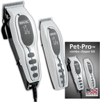 Wahl USA Pet-Pro Corded Clipper & Battery Trimmer Pet Grooming Kit for Dogs | At Home Dog Grooming For Full Hair Clipping, Face & Paw Trims, Light To Thick Coats, Brand Used By Professionals – Model 9284