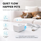 6 Pack Replacement Filters for 1L/37oz Ceramic Cat Water Fountain