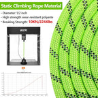 NTR Heavy Duty Large Dog Leash, Reflective Leash with Swivel Lockable Hook and Comfortable Padded Handle, Puppy for Walking, Hunting, Camping, Backyard Small Medium Dogs, Green, 30ft*1/2''
