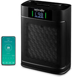 SereneLife HEPA Air Purifier for Home – Smart WiFi & App Control, Ultra-Quiet Air Purifier for Bedrooms & Large Rooms, Removes Dust, Pet Hair & Odors, Ideal for Pets & Allergies (1,076 Sq Ft, Black)