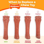 Nylabone Power Chew Mega Knot Bone Dog Chew Toy, Chicken Flavor, X-Large | Durable dog toys for aggressive chewers, long lasting, discourages destructive chewing, for dogs 50+ lbs, flavor throughout