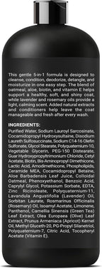 Oatmeal Dog Shampoo and Conditioner for Itchy Skin Relief 16 fl oz | 5-in-1 Puppy Shampoo for Sensitive Skin | Clean, Condition, Deodorize & Detangle | Dog Wash for All Breeds | ALFIE'S CHOICE
