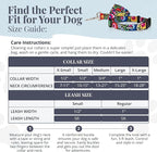 Lucky Love Dog - Easy Click Buckle Dog Collar with Leash Set Combo, Durable & Comfortable for Male & Female Dogs, Pet Collar for Medium Dogs, Secure Fit - Blackbird Combo, Medium