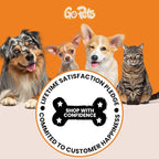 Double Row Dematting Rake Undercoat Deshedding Tool for Dogs & Cats | Dog Brush for Shedding and Grooming, Long Hair Pet Grooming Brush for Mat Removal, Detangling, and Shedding Control