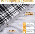 BEAUTYZOO Dog Grooming Hammock for Small Dogs/Cats, Nail Trim Restraint, S | Dog Hanging Harness for Nail Trim, Adjustable Hook & Loop, Soft Neck Support/Dual Safety Straps for Stress-Free Grooming