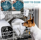 2 Pack Slow Feeder Dog Bowls for Large Dogs | Non-Slip Base, Anti-Choking Design, Reduces Bloating & Overeating, Easy to Clean, 4 Cups