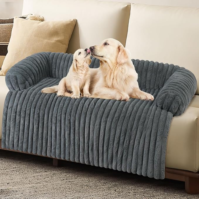 Luxurious Dog Couch Bed, Dog Couch Cover, Couch Protector for Dogs(Grey,XL) | Dog Bed for Couch, Removable Couch Cover for Dogs Washable, Pet Bed Mats for Couch, Pet Couch Covers for Sofa
