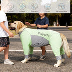 Dog Sun Protection Cooling Suit UPF 50+, Quick-Dry Breathable Jumpsuit for Large & Medium Dogs, Outdoor Dirt-Resistant Shedding Control Pet Apparel (Chartreuse, 7X-Large)
