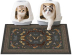 Unicorn Catcher 33"x22" Cat Litter Mat Non-Slip Washable Litter Box Mat | High-Density PVC Litter Catcher Mat Efficiently Traps Scattered Litter From Paws To Keep Floors Clean