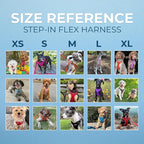 Voyager Step-in Flex Adjustable Dog Harness - Purple, X-Small | 13 - 16" in Chest, Fully Adjustable, Reflective Bands, All Weather Breathable Air Mesh, Lightweight, Fast Drying