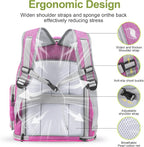 Cawypety Expandable Cat Backpack Large Space Cat Bubble Backpack Carrier | Pink, for Carrying Cats Pets and Small Dogs, Airline-Approved, for Travel Hiking Walking Car, Transparent Window, Breathable