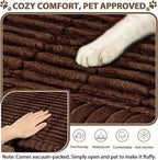 FUANGUI Waterproof Couch Cover Sofa Cover for Dogs and Pets Sofa Protector | Non-Slip Washable Fuzzy Soft Cat Bed Sofa Slipcover for 2-3 Cushion Couch Sofa Pet Friendly, Camel, 27.6" x 70.9", 1 pcs