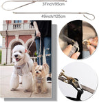 Puppytie XXS Puppy Harness and Leash Set, Silver Grey, XXS (2.2–6 lbs) | Puppy Harness for Small Dogs, Teacup and Yorkie Harness, Soft Lightweight and Adjustable, Small Puppy Harness for Daily Walks