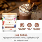 Pet House Pet Odor Candle Plant Based Hot Chocolate Candle Clean Burning, Long Lasting for Home, Hot Cocoa