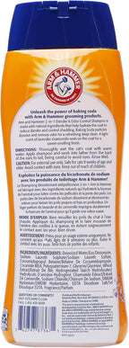 Arm & Hammer 2-in-1 Deodorizing Cat Shampoo, Lavender, 20 Fl Oz, 2-Pack | Baking soda formula reduces dander while cleaning and deodorizing the coat in one wash