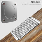 Double Layer Stainless Steel Lick Mat for Dogs & Cats, Chew-Proof & Non-Slip, Anxiety Relief, Whisker Friendly, Dishwasher-Safe Slow Feeder Pad[2Pack]