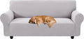 XINEAGE Stretch 3 Seater Slipcover, Non-Slip Pet Couch Cover,Silver Gray | Washable Furniture Protector, Elastic Bottom, Dogs & Cats Friendly, Scratch-resistant, Fast Setup, High Elasticity
