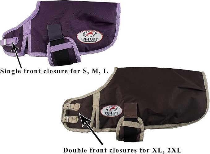 Derby Originals Ruff Pup 1200D Ripstop Waterproof Winter Dog Coat 150G Insulation Nylon Lining 3 Layer Breathable
