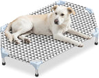Kuntrust Elevated Outdoor Dog Bed (6 Sided Medium, Triangle)