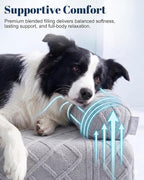 IUUI Dog Bed/Mat for Couch,Luxury Dog Couch Bed Sofa Furniture Protector | Non-Slip&Manchine Washable,Protects Sofa from Fur & Scratches,Ultrasoft Fluffy Texture,Cozy for All Size Dogs&Cats