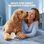 Poodle Pet Slicker Brush - For Dogs, Cats, and Rabbits - Removes Matted Fur, Knots, and Loose Hair - Suitable for Grooming Doodles and Goldendoodles with Short or Long Hair