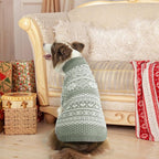 HOMIMP Dog Sweater Argyle - Warm Sweater Winter Clothes Puppy Soft Coat, Ugly Dog Clothes for Small Medium and Large Dogs, Pet Clothing Boy Girl, Grey M